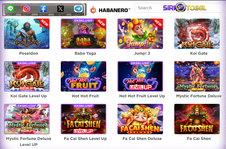 Tren Terbaru di Slot Habanero