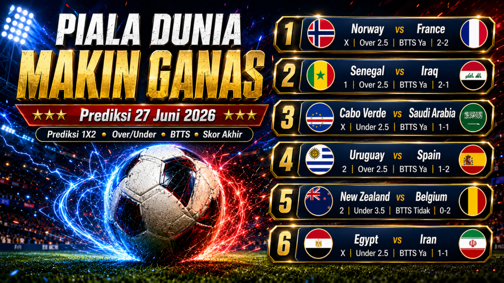 Piala Dunia Makin Ganas