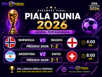 Dua Duel Penentu Semifinal: Prediksi Norwegia vs Inggris dan Argentina vs Swiss